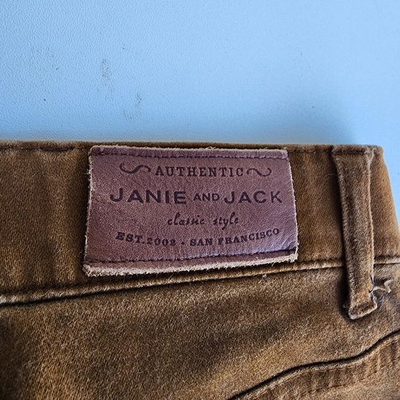 Brown Corduroy Pants with Straight-Leg Cut - Picture 9 of 11